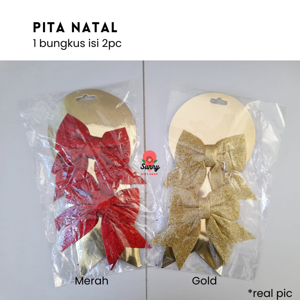 

Pita Natal Glitter / Pita Natal / pita dekorasi / pita glitter / pita box / Pita Natal Hiasan Pohon Natal Pita Glitter