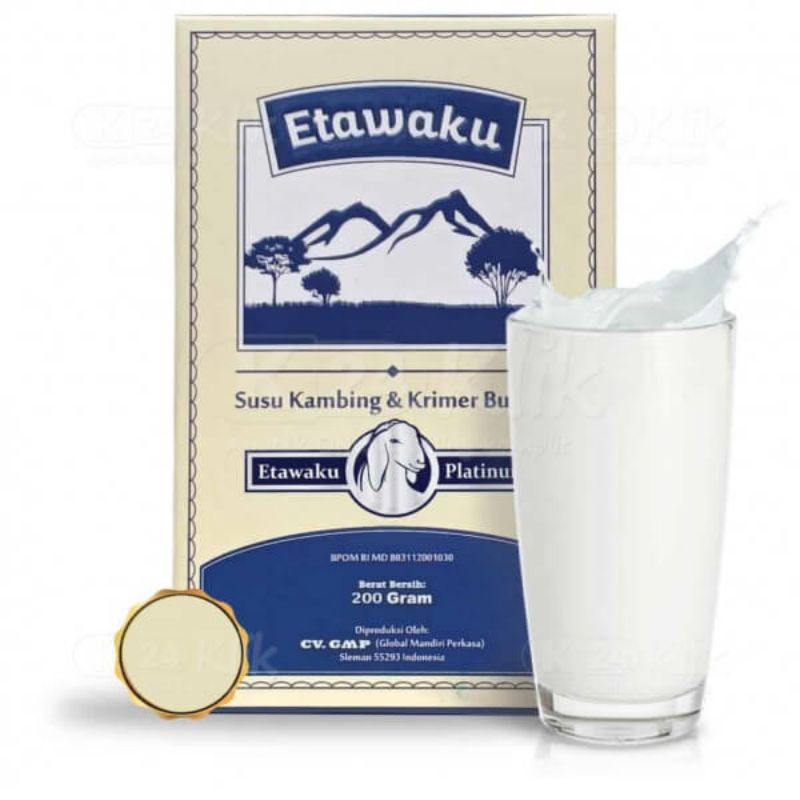 

ETAWAKU PLATINUM SUSU KAMBING & KRIMER BUBUK 200 GRAM BOX