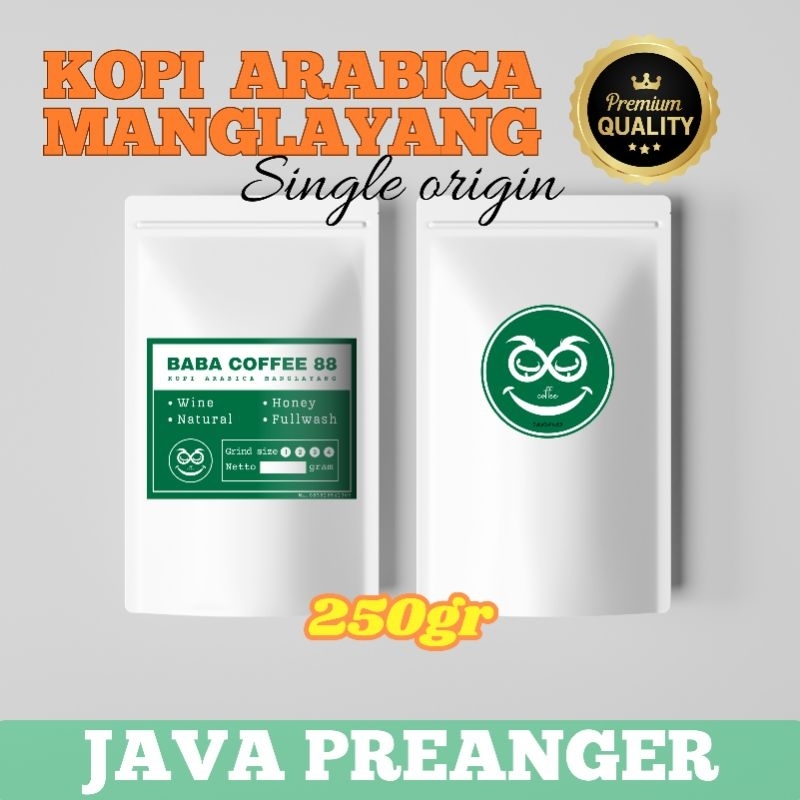 

kopi manglayang procces honey 250gr | kopi arabica manglayang | kopi arabica honey | 100% kopi dari gn manglayang