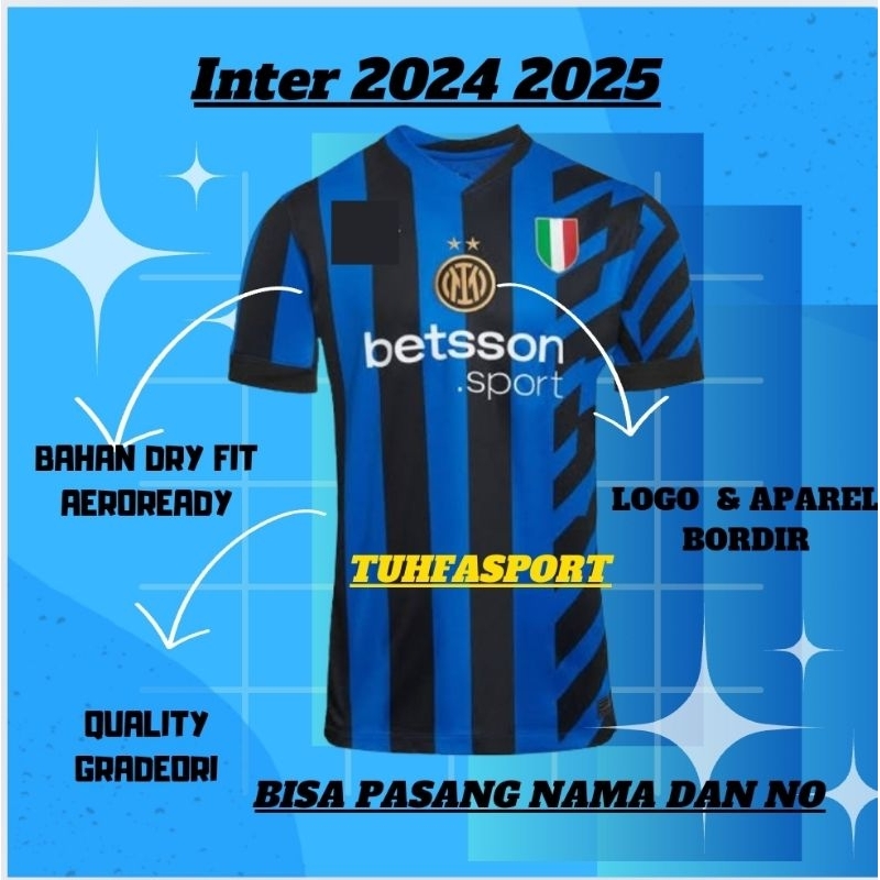 Jersey inter_Milan_grade ORI home away 3rd 4th musim 2023 2024 baju bola inter kaos bola dewasa