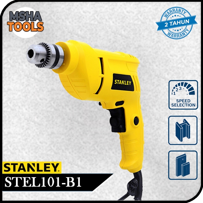 Stanley Bor Tangan Listrik Non Impact 400W 10MM Stanley STEL101