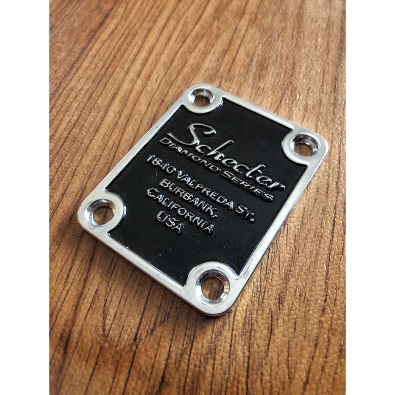 Neck Plate Guitar Schecter Original USA