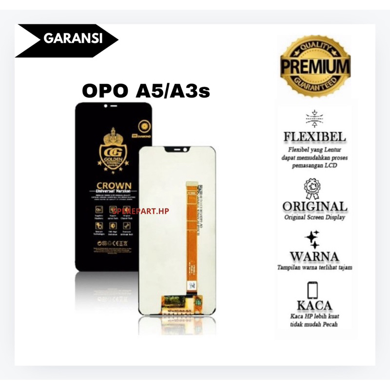 LCD TOUCHSCREEN OPO A5/A3s FULLSET ORIGINAL/LCD ORIGINAL OPO A5/A3s