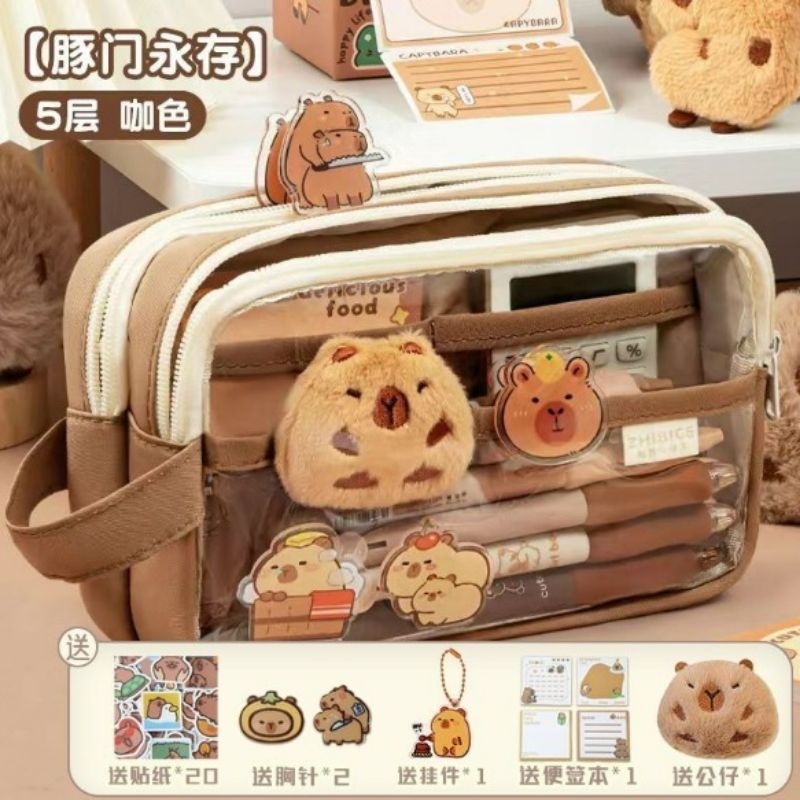 

tempat pensil set capybara import