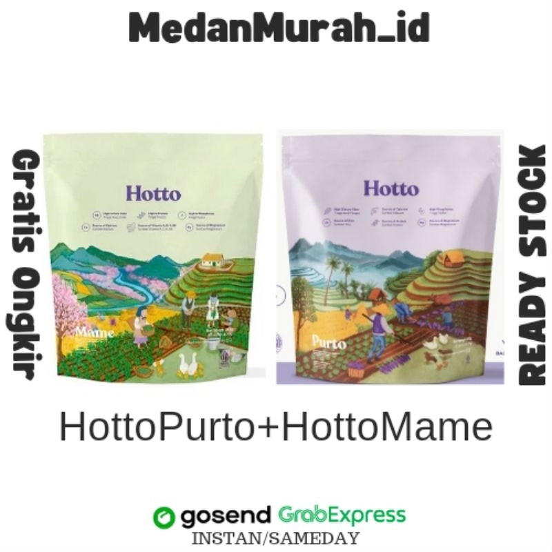 

Ready Stock! Hotto Purto (16Sachet) + Hotto Mame (12Sachet) Mix Multigrain Medan murah