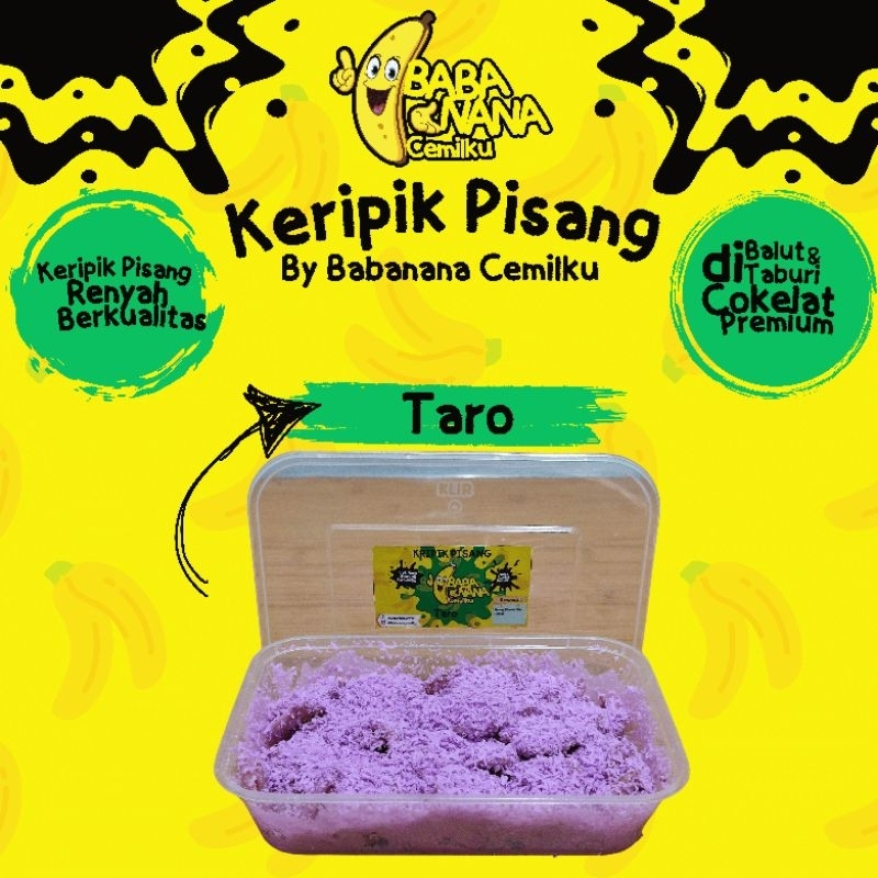 

Keripik Pisang Lumer Rasa Taro