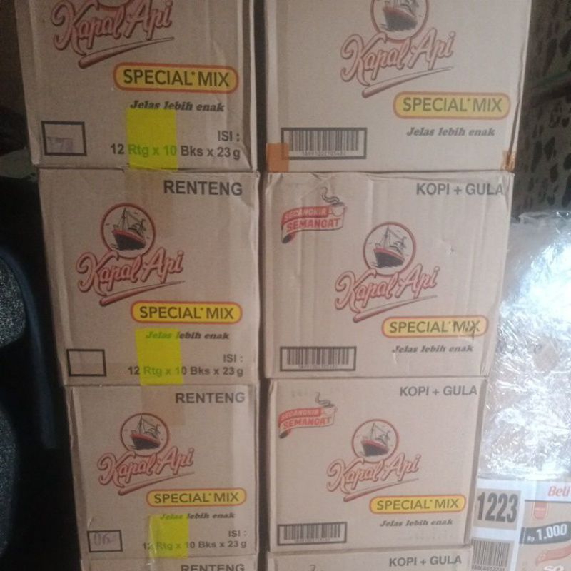 

Kopi kapal api special mix karton isi 12 x 10 sachet