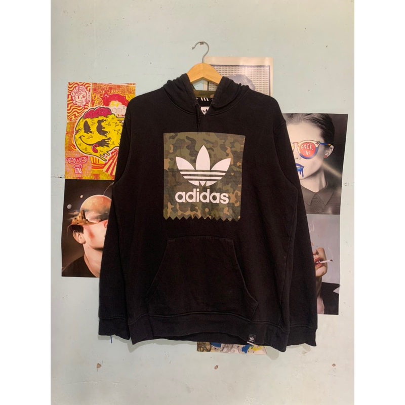 Hoodie adidas trefoil camo second