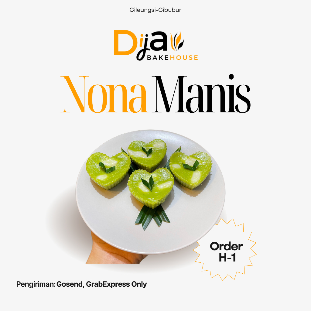 

Kue nona manis | Kue nona manis pandan | Nona manis [10 Pcs]