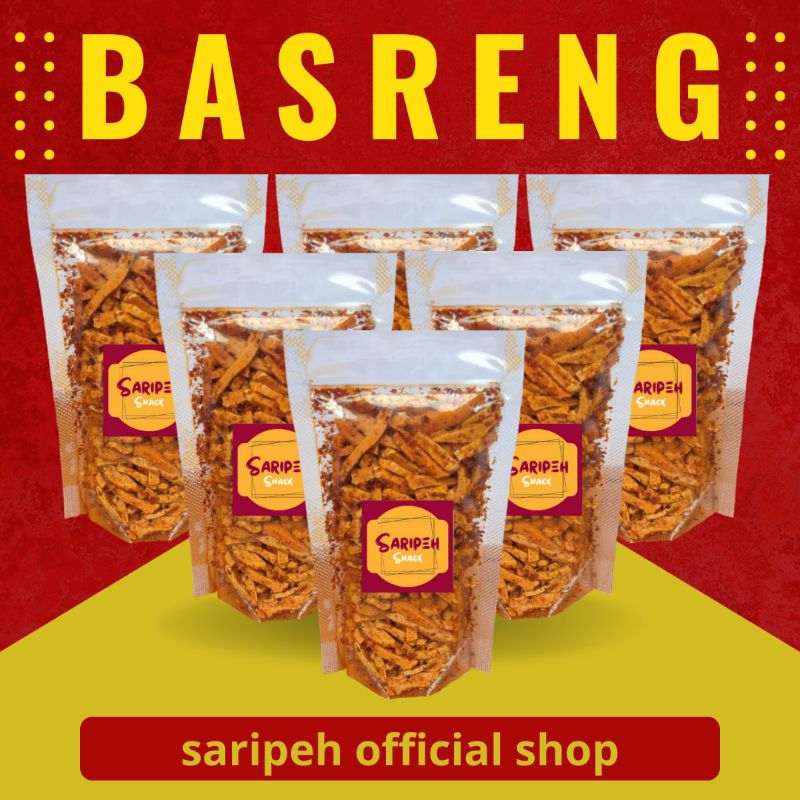 

Basreng 50 gram Original Pedas Daun Jeruk Kriuk saripeh snack