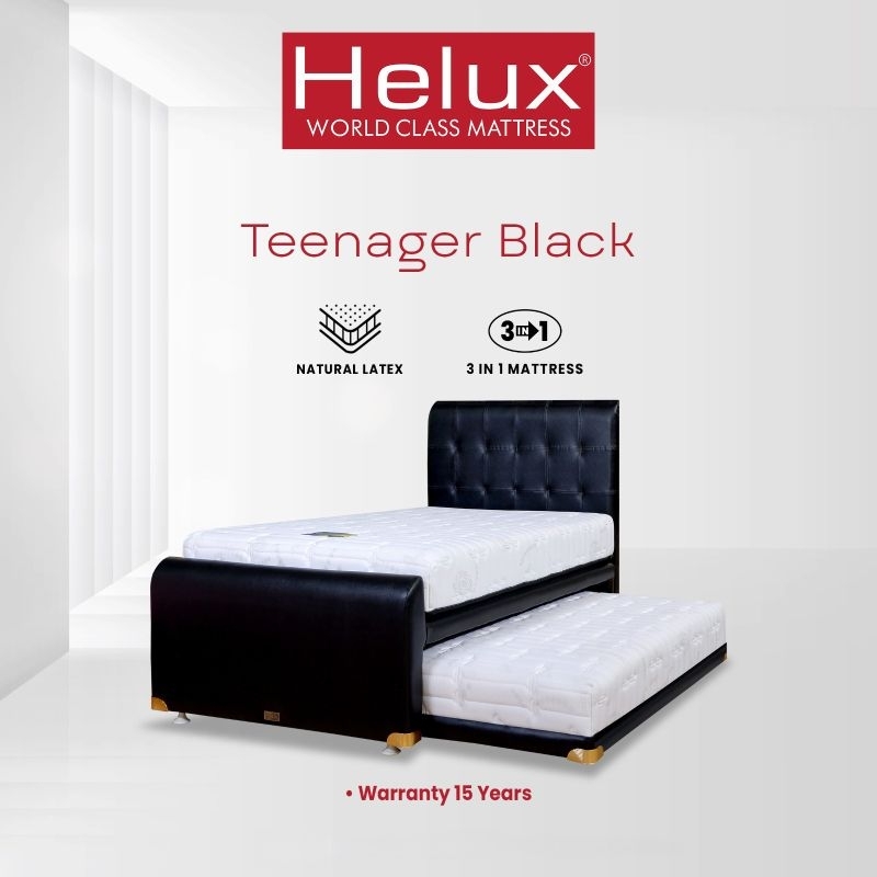 kasur springbed bed 3 in 1 bed sorong kasur anak Helux - Teenager latex 120x200 100x200