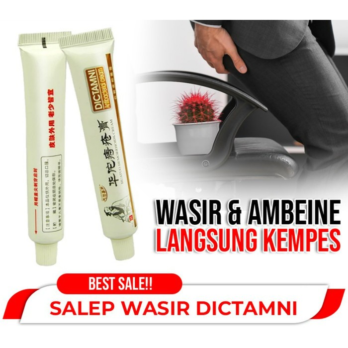 SALEP DICTAMNI ORIGINAL 100% ASLI Cream Ambeien Wasir Benjolan Anus