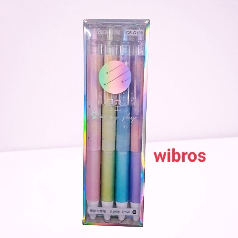 

CHOSCH Pena jel Gelpen Pulpen 4 pcs CS-G198