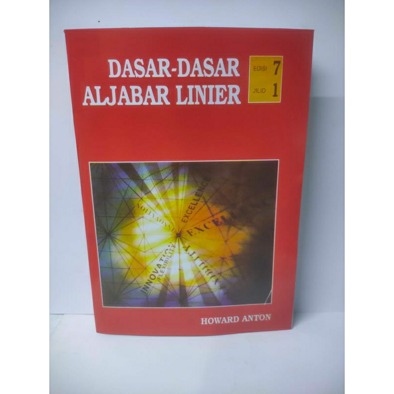 Dasar dasar Aljabar Linear edisi 7 jilid 1 by Howard Anton