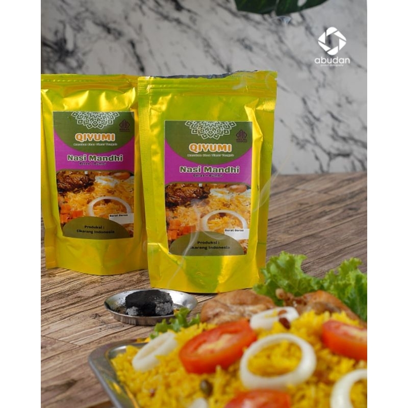 

Nasi Mandhi Qiyumi/Nasi Mandhi Instan/ praktis lengkap/ NasiArab