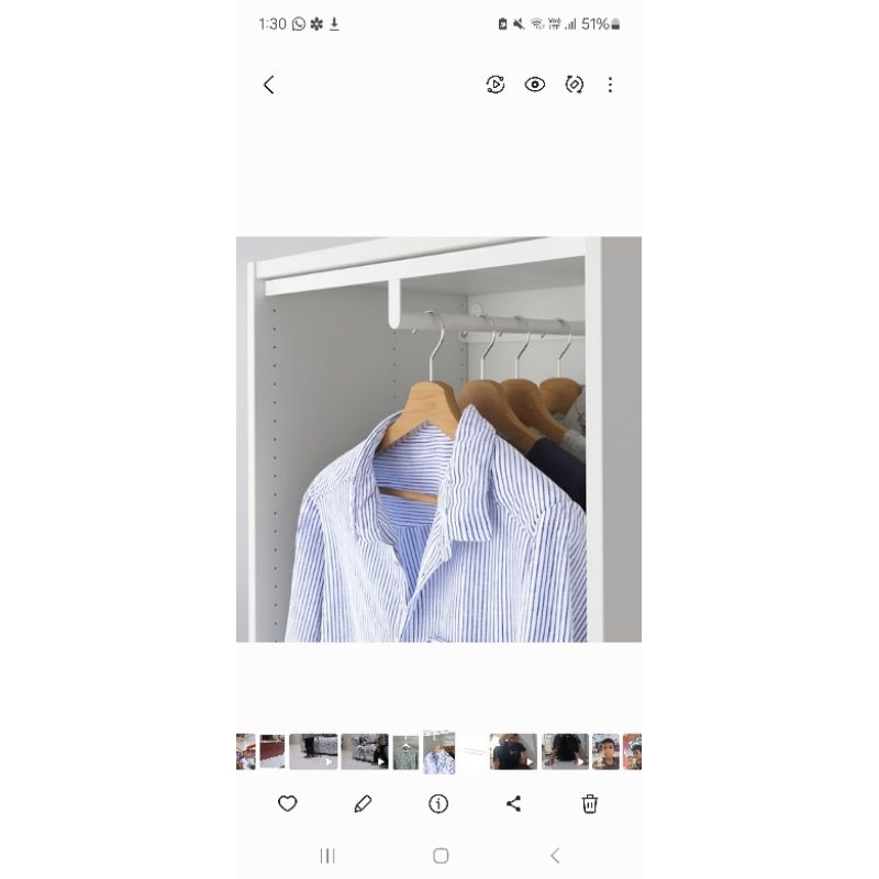 gantungan baju ikea hjalpa