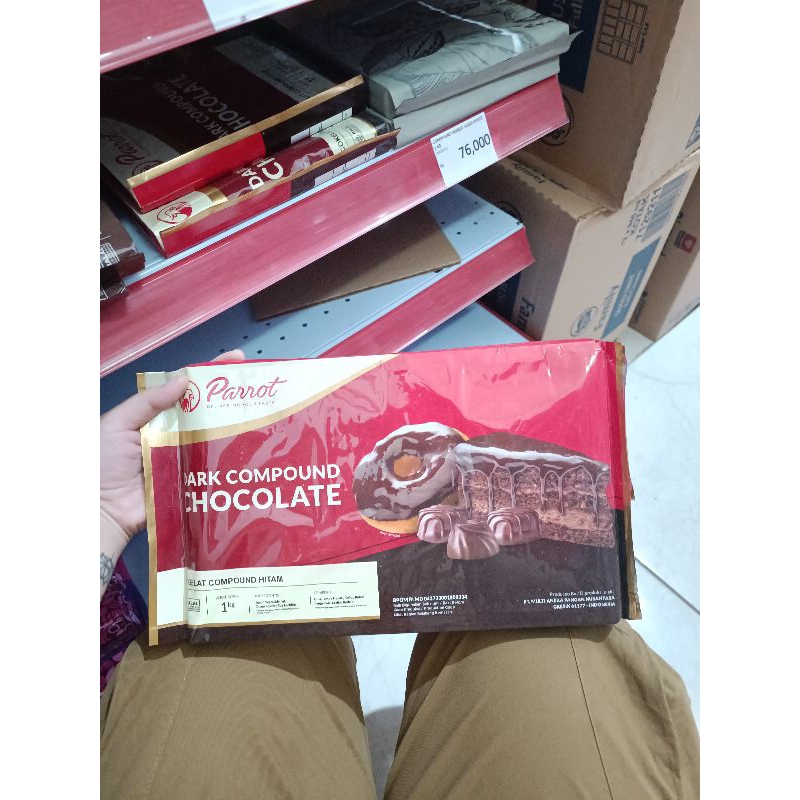 

[ 1 KG ] Parrot Dark Compound Chocolate 1 Kg