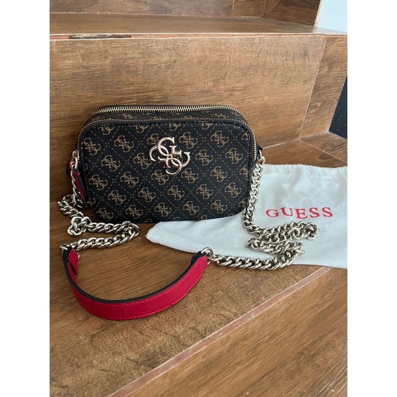Guess camera bag / guess bag / guess sling bag / tas guess / tas gues rantai