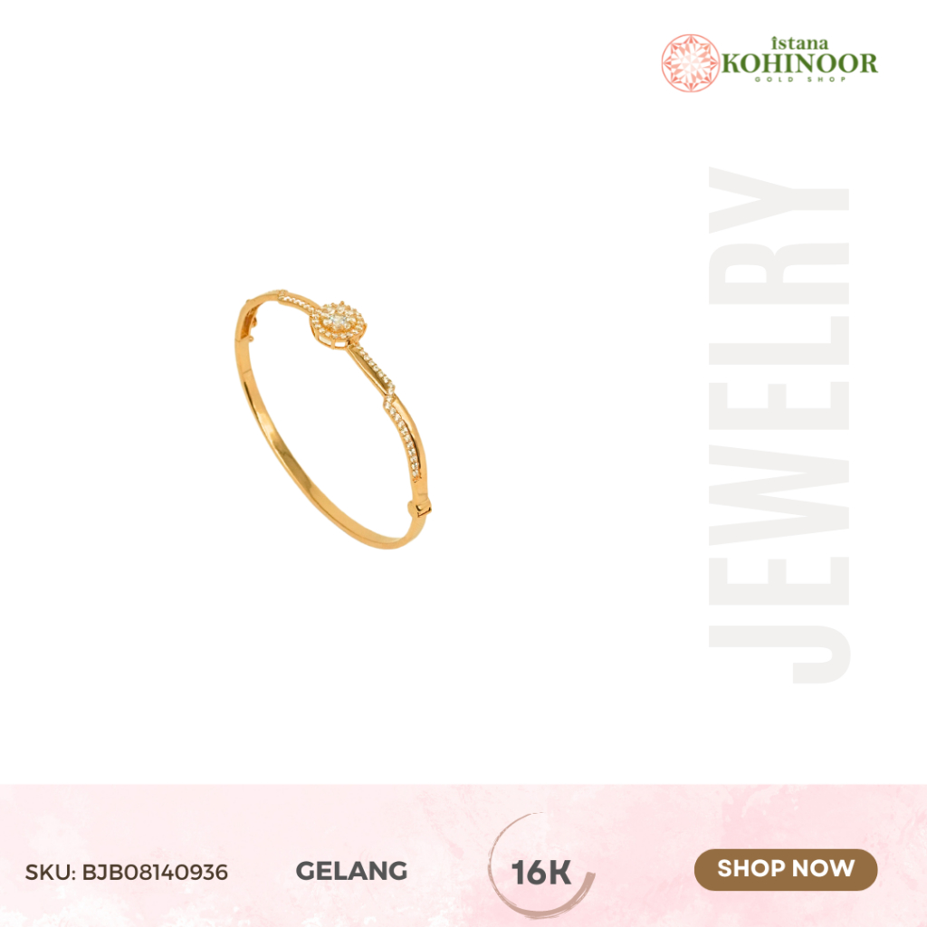 KOHINOOR GELANG EMAS 16K VARIASI GOLD YELLOW GOLD EMAS