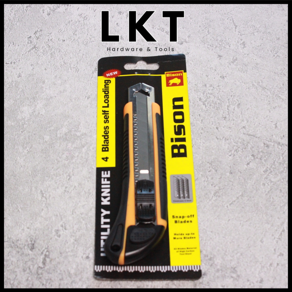 

BISON Cutter Kater Body Plastik Tipe 4 Blade / Acrylic 6 Inch