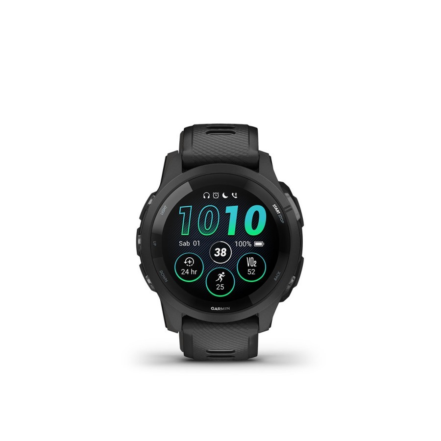 JAM TANGAN PRIA GARMIN FORERUNNER 265 BLACK ORIGINAL