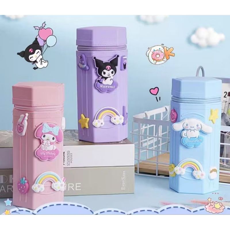 

Kotak Pensil Sanrio Import ORI / Tepak Pensil Melody / Pencil Case Cinnamoroll Kuromi