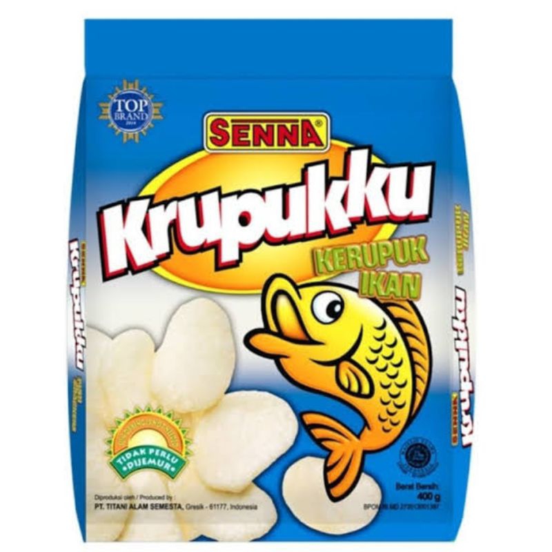 

SENNA KRUPUKKU Kerupuk Mentah Rasa Ikan Kemasan 200gr