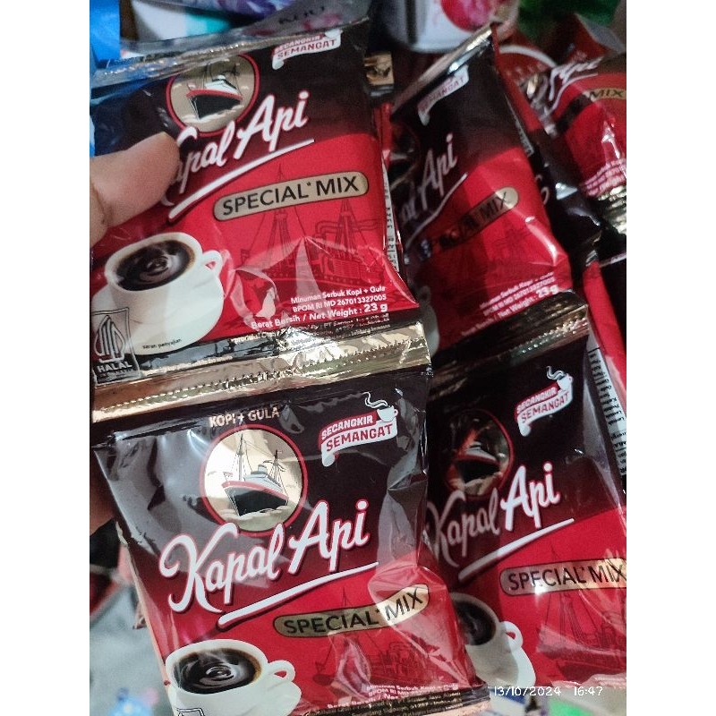 

Kopi kapal api mix per renceng