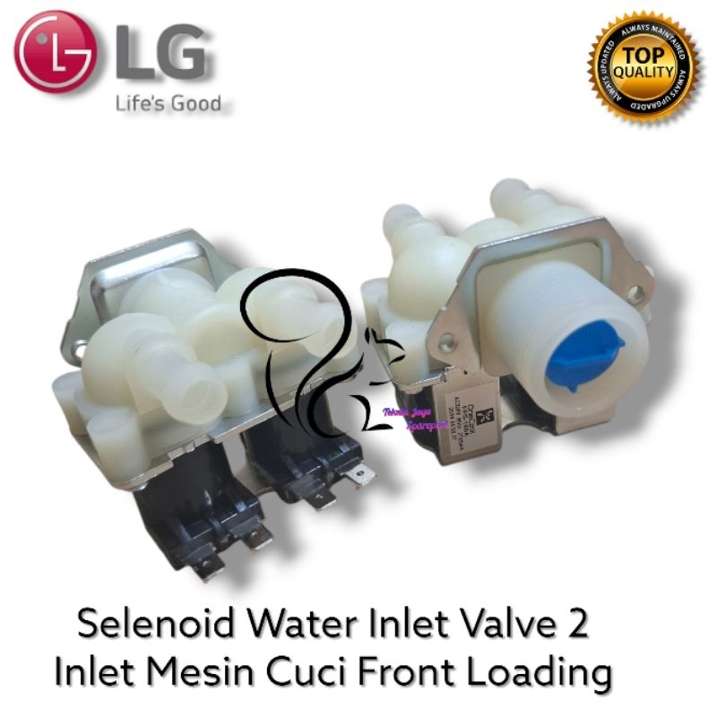 Selenoid Water Inlet Valve 2 Inlet Mesin Cuci LG Front Loading | Selenoid Mesin Cuci LG