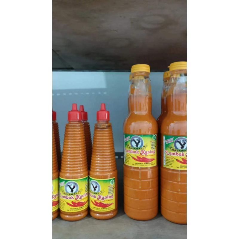 

Lombok kuning Khas Makassar ( besar 275ml)merek rajawali