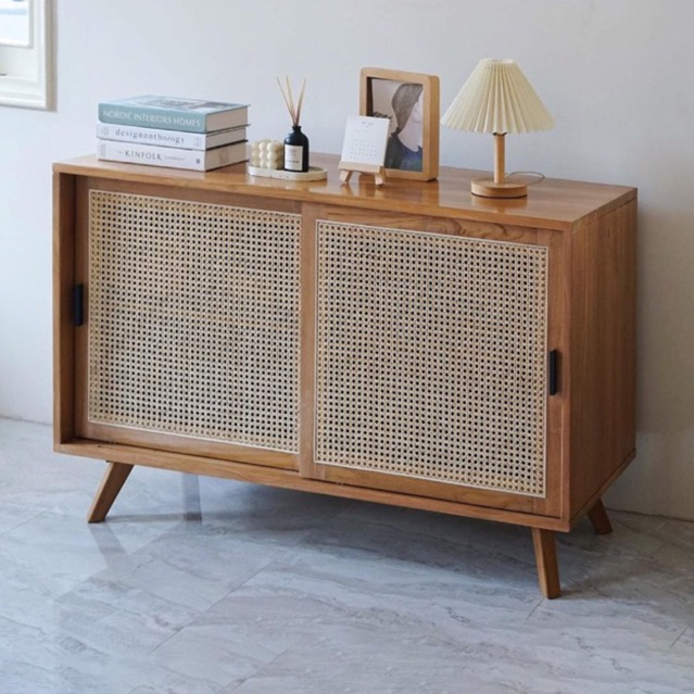 MEJA KABINET TV UKURAN 120cm TINGGI 60cm LEBAR 35cm