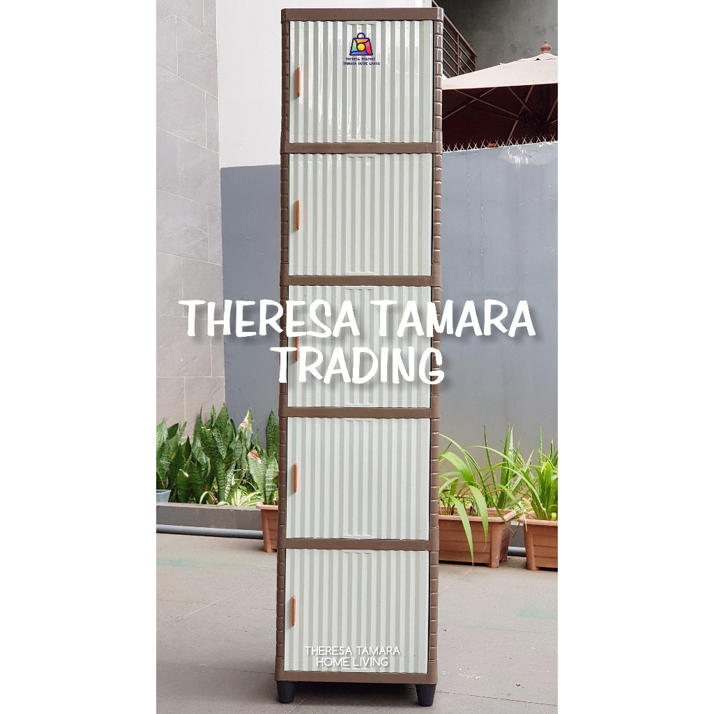 LEMARI LOKER LOCKER PLASTIK CLUB FAL 5 ALFA LINE 5 SUSUN 5 NEW DESIGN