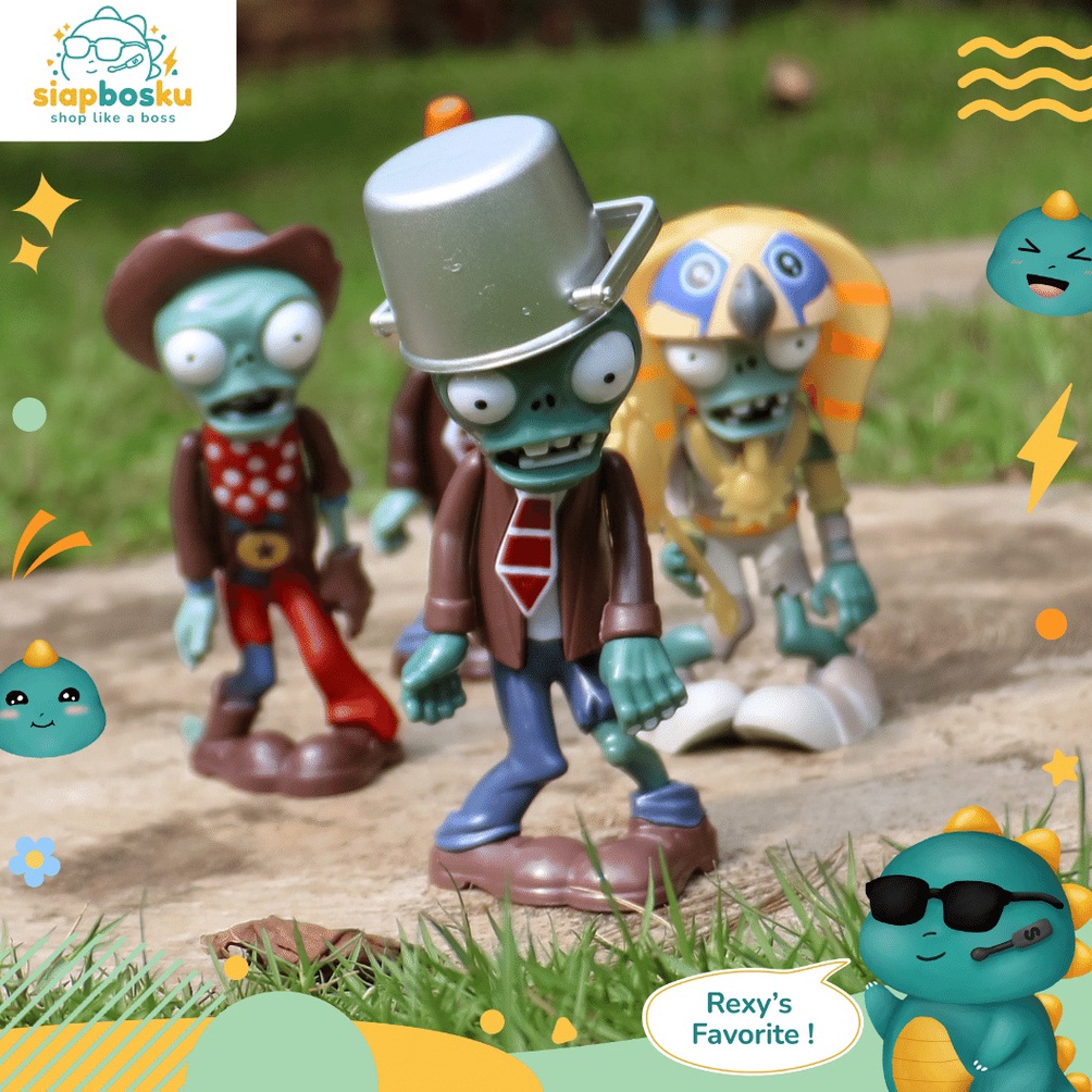Tertarik MAINAN ANAK PLANTS VS ZOMBIES 2 SET ACTION FIGURE TEMBAK PLANT VS ZOMBIE PVZ