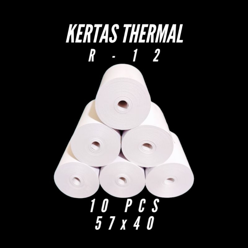 

KERTAS THERMAL EDC BLUETOOTH 57X40 MM 10 PCS STRUK THERMAL CORELLES