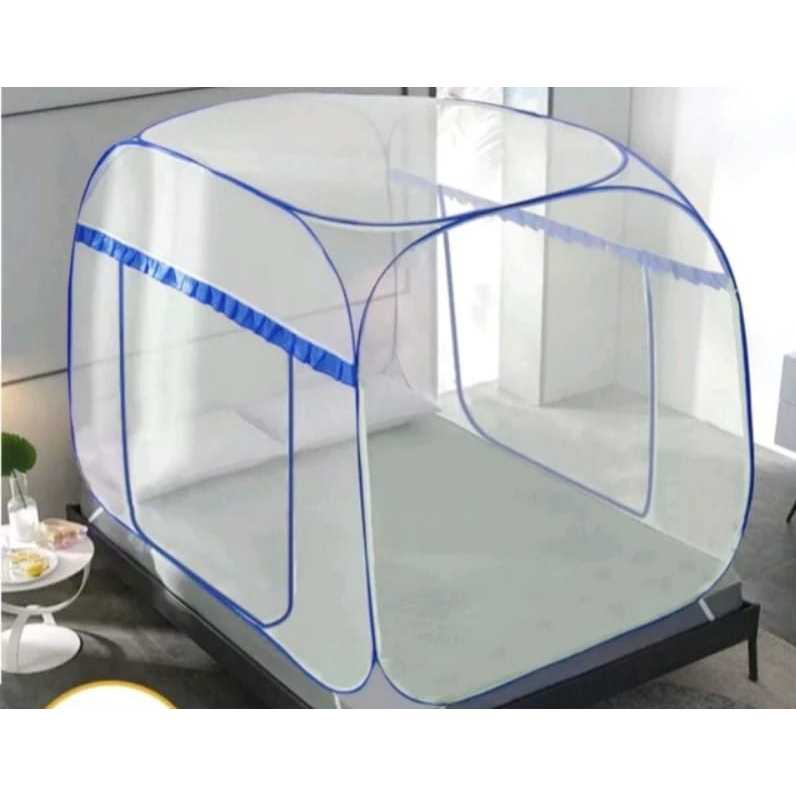 kelambu lipat kelambu tidur tenda kotak ukuran 180x200 dan 200x200 kelambu dewasa jumbo original