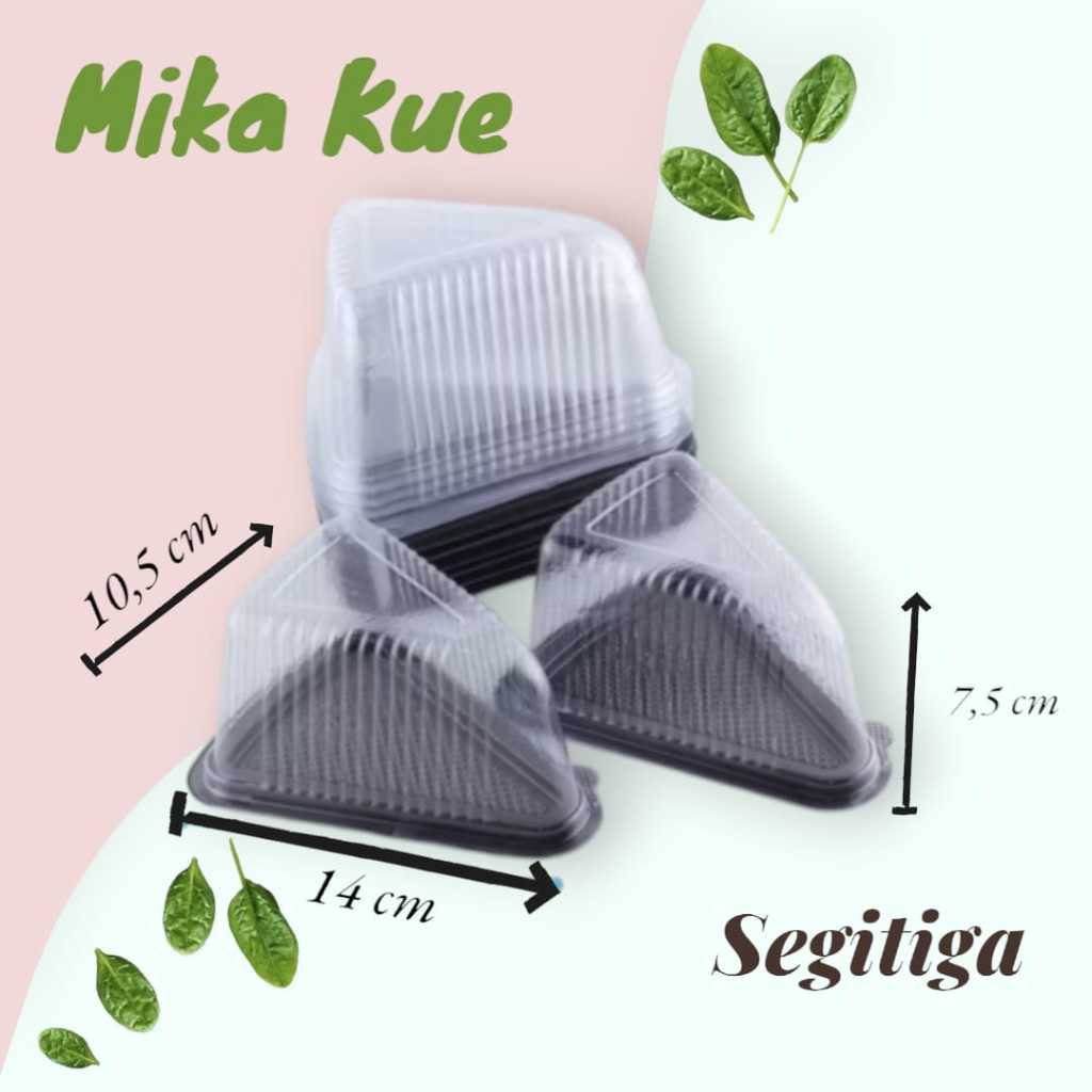 Mika Cake Segitiga Kemasan Tart Mille Crepes isi 25 pcs