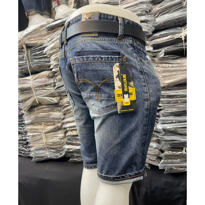 LOUIS JEANS ORIGINAL - Celana pendek reguler jeans CFD393D