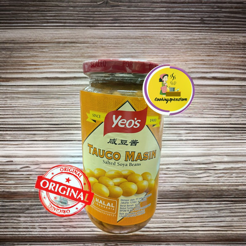 

Promo 7.7 Tauco Yeos Malaysia 450 gr - Tauco Asin - Taucu Masin - Salted Soya Beans