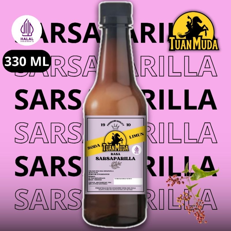 

Limun Tuan Muda Sarsaparilla Murah | Minuman Soda Klasik Nostalgia 330ml halal termurah (Botol Plastik)