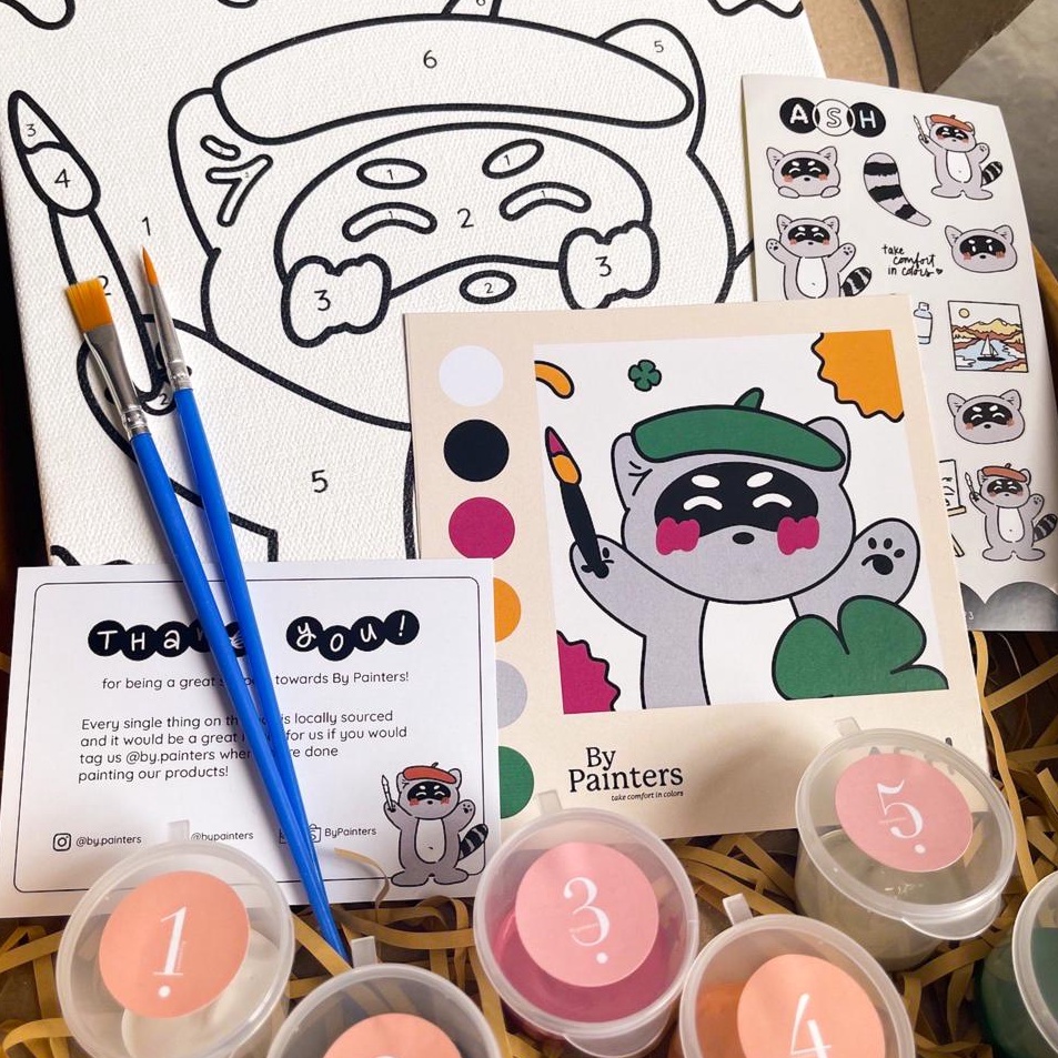 

Big Sale Paint By Number ASH ByPainters Painting Set 2x2cm Kanvas 6 Akrilik Kit Melukis