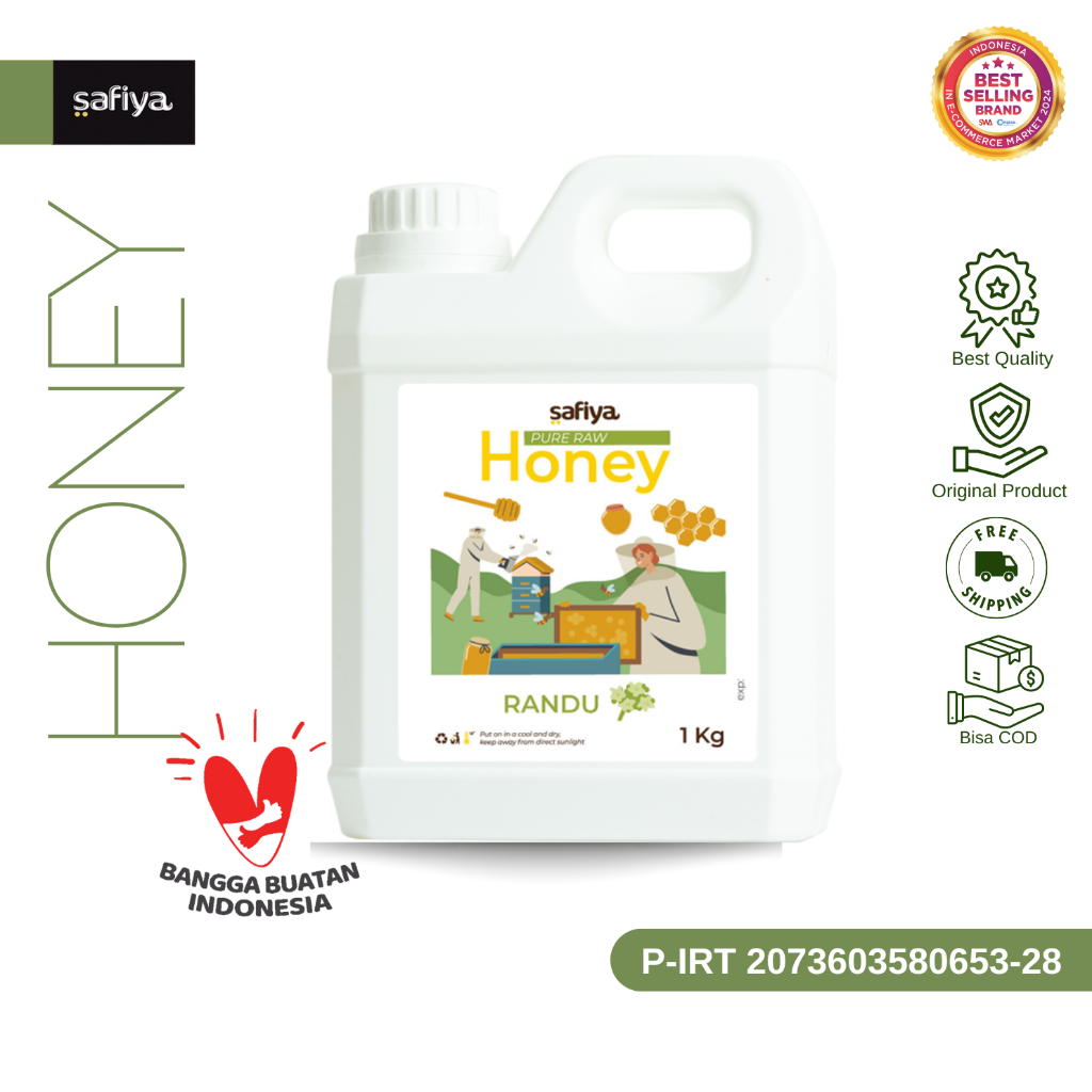 

Safiya Madu Murni Randu 1 Kg Raw Honey Premium