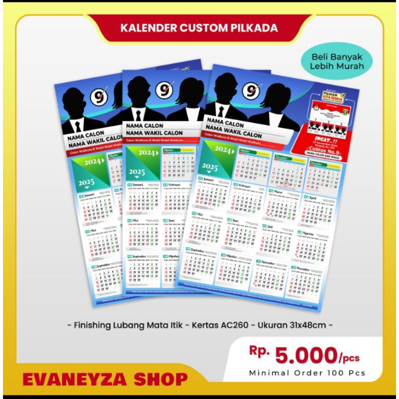 

[min order 100pcs]souvenir pernikahan kalender+foto