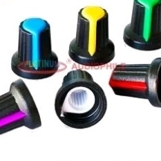 Knob Mixer Knop Potensio Potensiometer Putar Plastik Import Kualitas Bagus