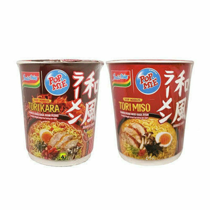 

Pop mie tori kara ramen / tori miso ramen