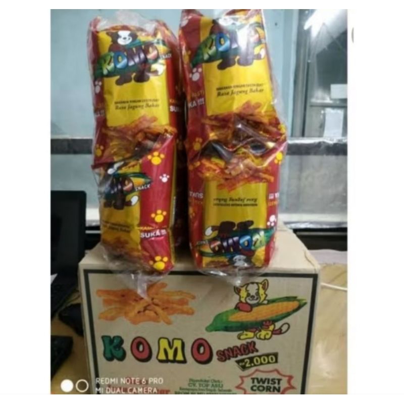 

CHIKI KOMO KEMASAN JUMBO RASA JAGUNG BAKAR ISI 10 PCS