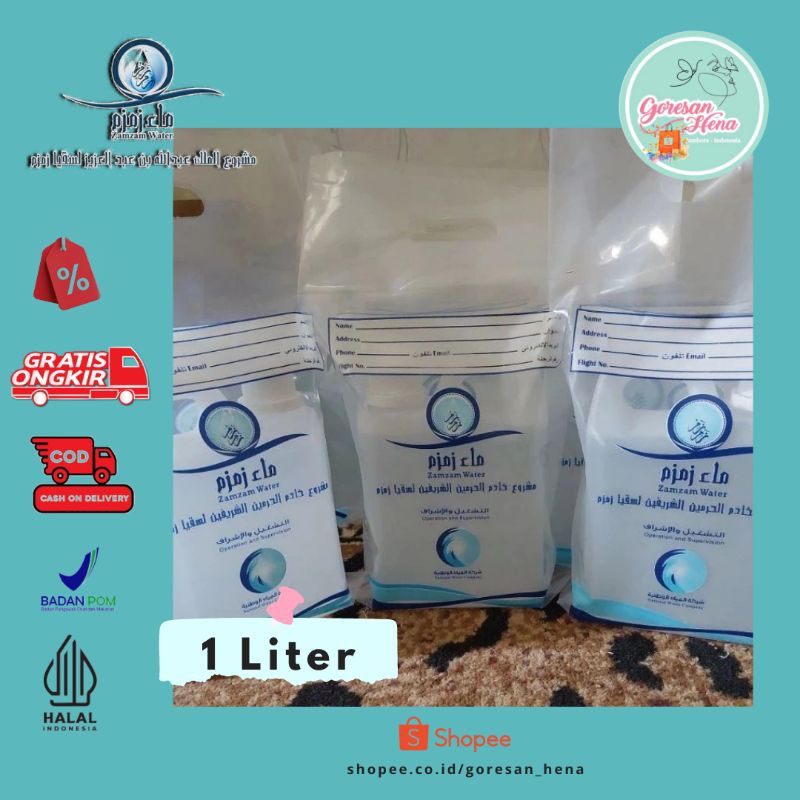 

GH - Air zamzam kemasan jerigen asli - 1 liter