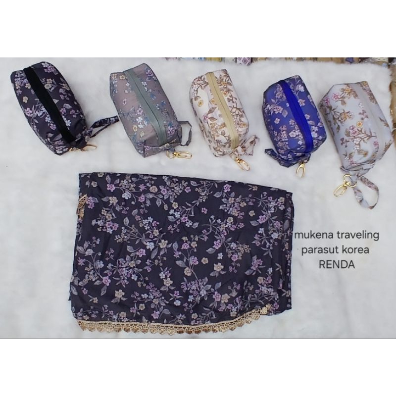 Mukena travle bahan parasut korea