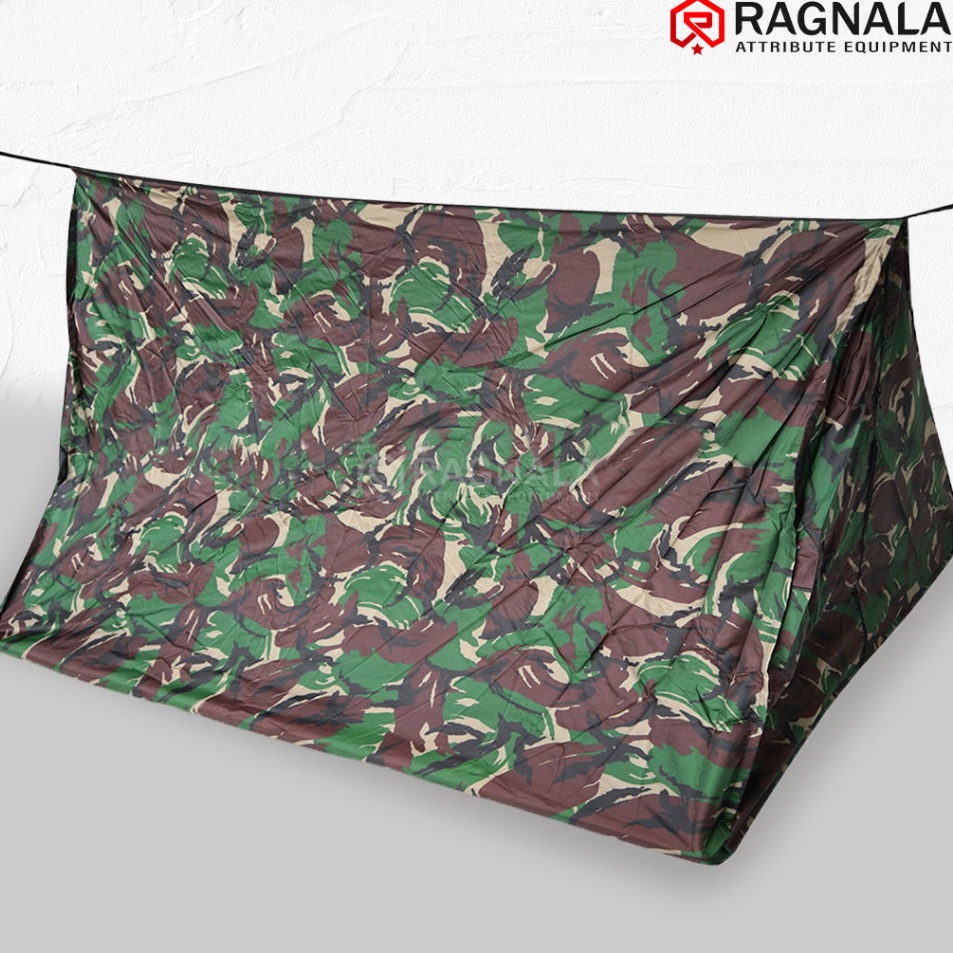 Super Shipping  Bifak Bivak Tenda Perorangan TNI  Tenda Camping Motif Loreng TNI