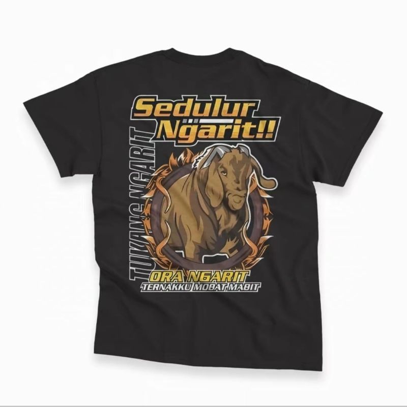 KAOS DISTRO TUKANG NGARIT SEDULUR NGARIT-BAHAN KATUN