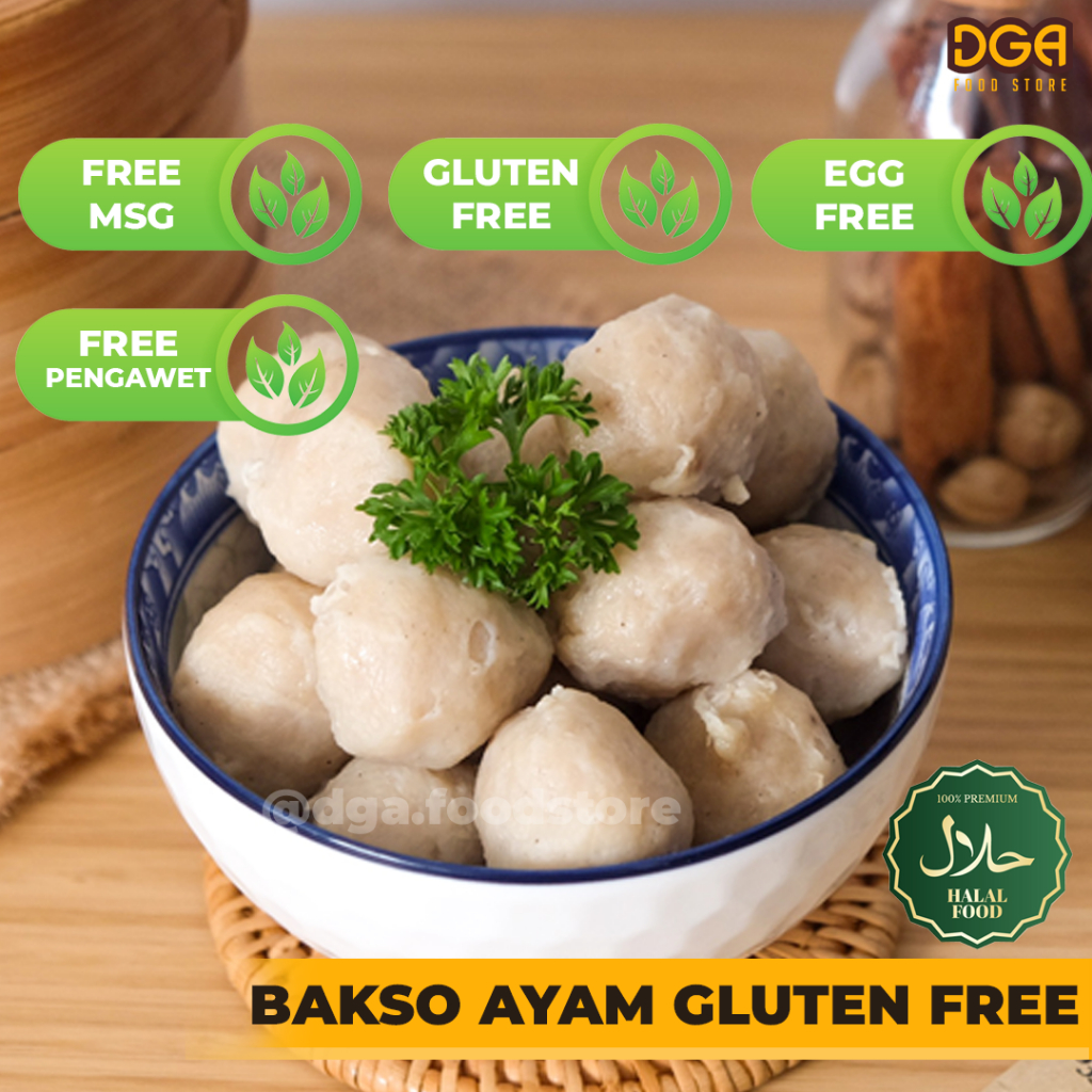 

BAKSO AYAM PREMIUM GLUTEN FREE NON MSG NON PENGAWET HOMEMADE